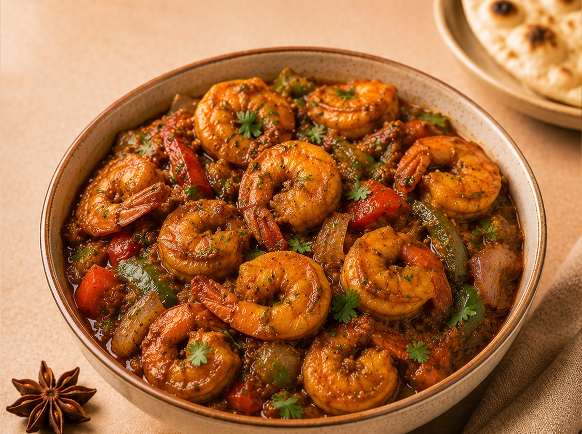 Shrimp Kadhai
